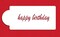 Sugarveil Birthday Cake Stencil | C172 by Designer Stencils | Cake Decorating Tools | Baking Stencils for Royal Icing, Airbrush, Dusting Powder | Reusable Plastic Food Grade Stencil for Cakes | Easy to Use & Clean Cake Stencil